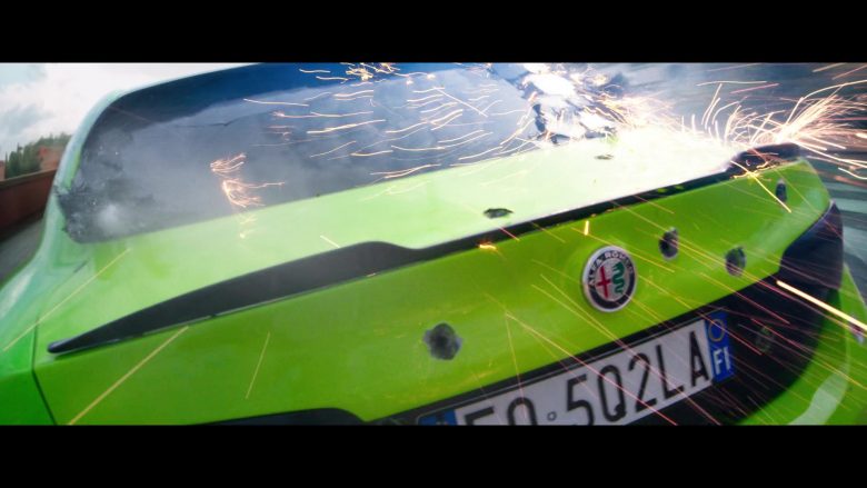 Alfa Romeo Giulia Neon Green Sports Car in 6 Underground (4)