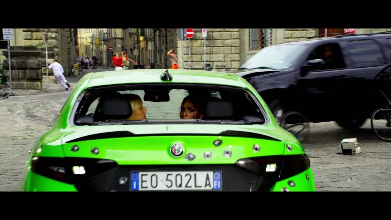 Alfa Romeo Giulia Neon Green Sports Car in 6 Underground (5)