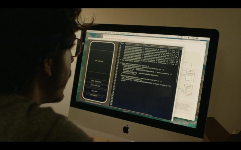 Apple iMac Computer Used by Dev Patel as Joshua in Modern Love Season 1 Episode 2