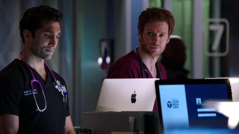 Apple iMac Computers Used by Nick Gehlfuss and Dominic Rains in Chicago Med Season 5 Episode 6 (2)