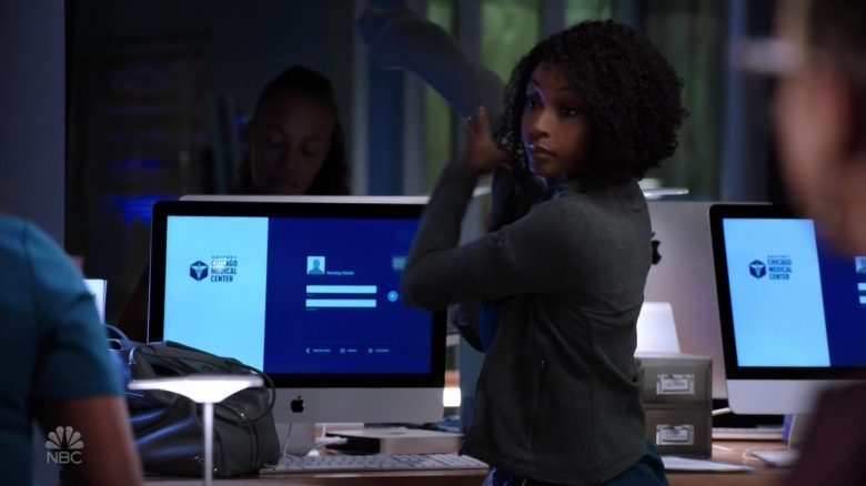 Apple iMac Computers in Chicago Med Season 5 Episode 3 (6)
