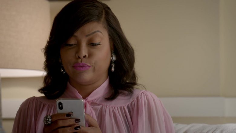 Apple iPhone Smartphone Used by Taraji P. Henson as Loretha Lyon in Empire Season 6 Episode 4 (2)