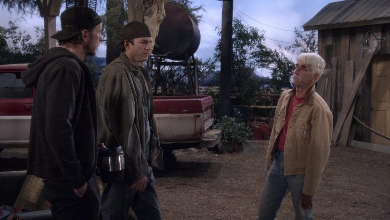 Carhartt Beige Jacket Worn by Sam Elliott as Beau Roosevelt Bennett in The Ranch Season 4 Episode 7 (5)