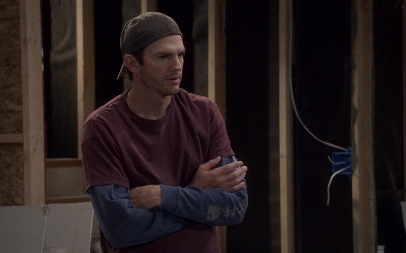 Carhartt Blue Sweatshirt Worn by Ashton Kutcher as Colt Reagan Bennett in The Ranch Season 4 Episode 1 (1)