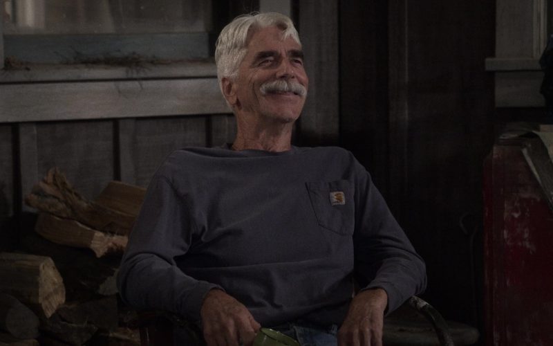 Carhartt Grey Shirt Worn by Sam Elliott as Beau Roosevelt Bennett in The Ranch Season 4 Episode 3 (2)