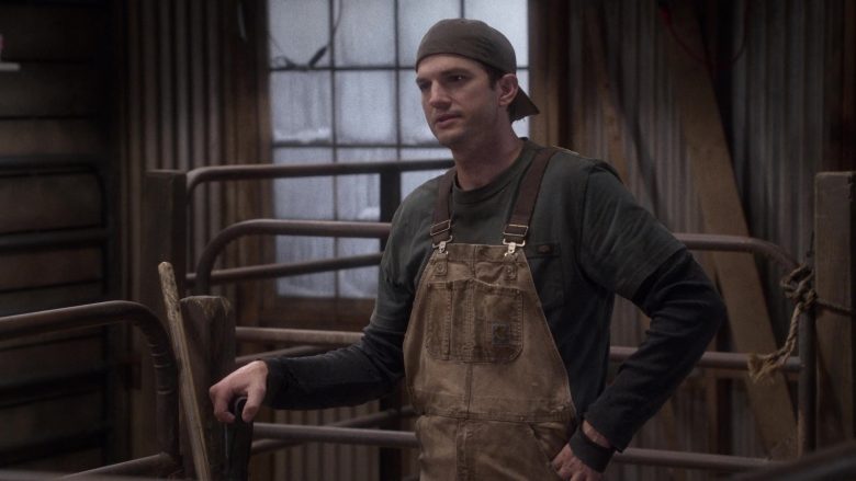 Carhartt Overalls Worn by Ashton Kutcher as Colt Reagan Bennett in The Ranch Season 4 Episode 3 “Waitin’ on a Woman” (7)