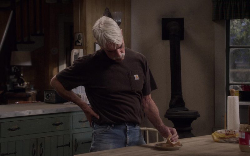Carhartt T-Shirt Worn by Sam Elliott and Home Pride Bread in The Ranch (1)