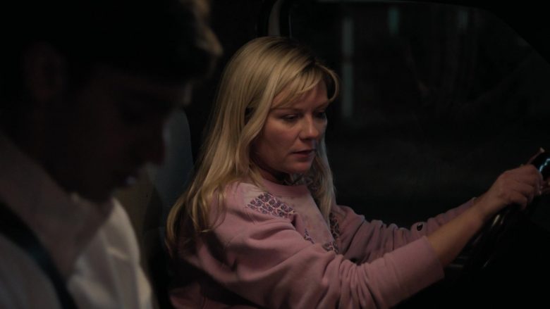 Champion Pink Sweatshirt Worn By Kirsten Dunst As Krystal Stubbs In On ...