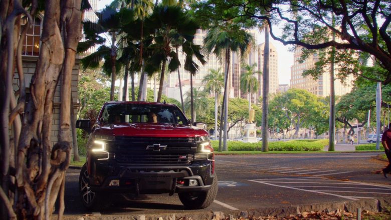 Chevrolet Silverado Red Car in Hawaii Five-0 Season 10 Episode 3 (4)