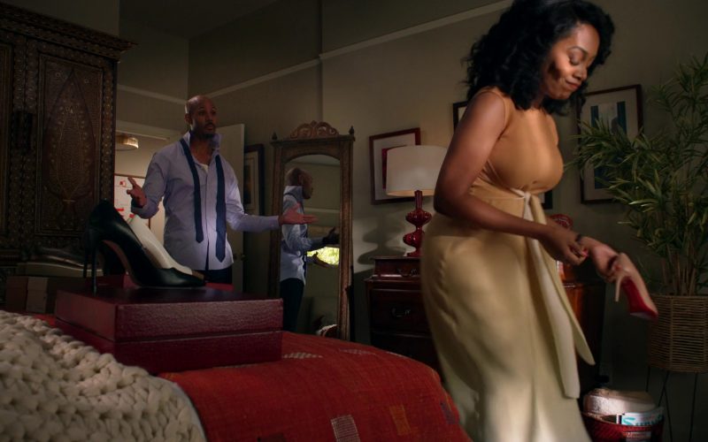Christian Louboutin Pumps Held by Simone Missick as Judge Lola Carmichael in All Rise (1)
