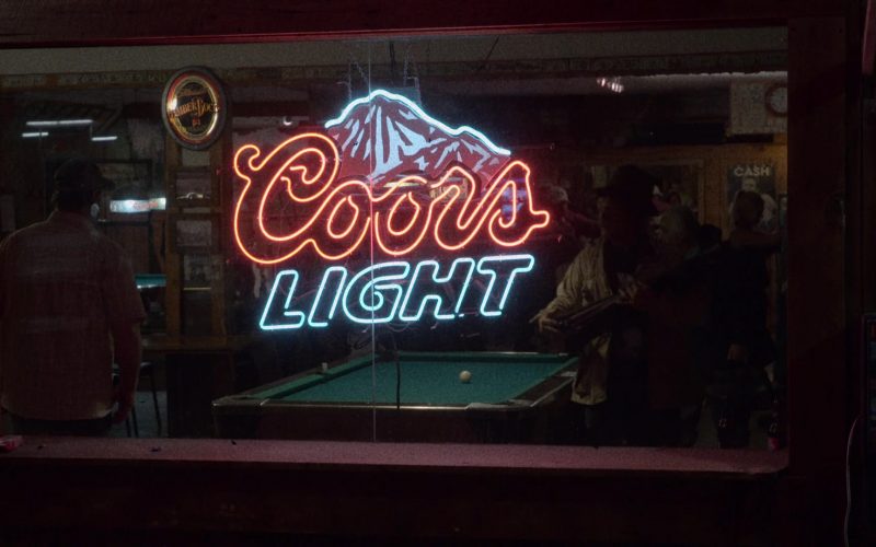 Coors Light Neon Sign in The Ranch Season 4 Episode 6