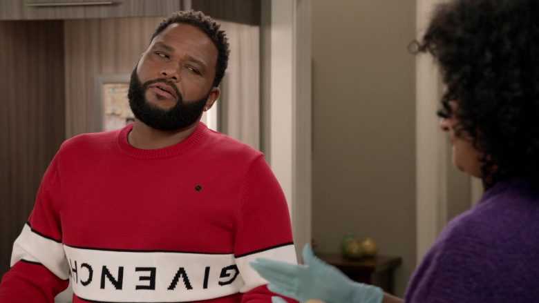 Givenchy Sweatshirt Worn by Anthony Anderson as Dre Johnson in Black-ish Season 6 Episode 5 (3)