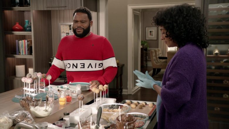 Givenchy Sweatshirt Worn by Anthony Anderson as Dre Johnson in Black-ish Season 6 Episode 5 (5)