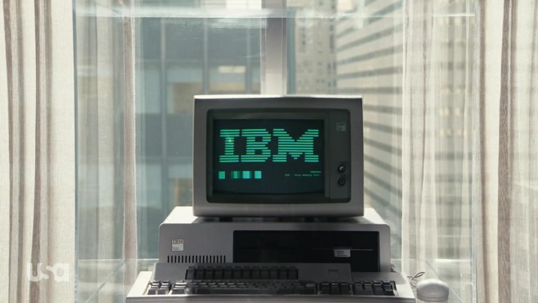 IBM Personal Computer Display and Desktop Computer in Mr. Robot Season 4 Episode 3