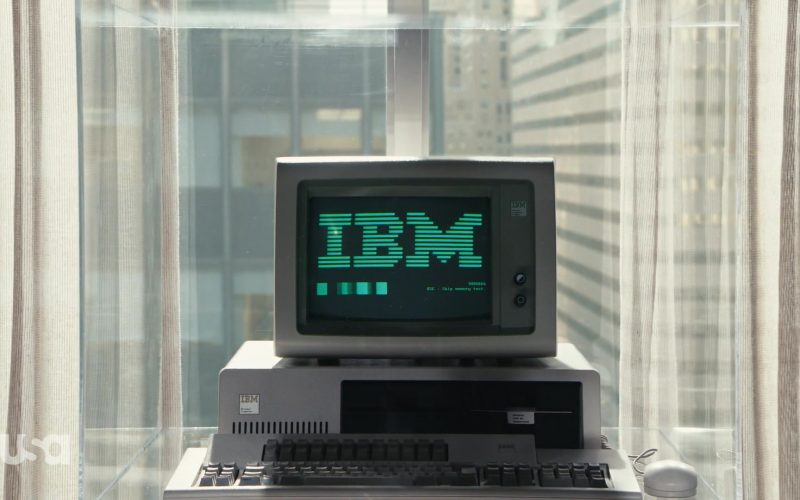 IBM Personal Computer Display and Desktop Computer in Mr. Robot Season 4 Episode 3