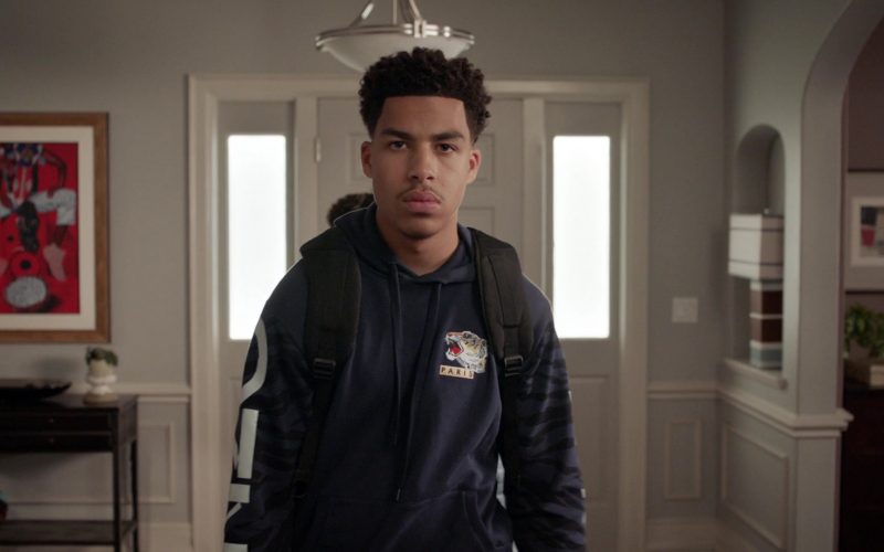 Kenzo Paris Hoodie With Tiger Worn by Marcus Scribner as Andre Johnson Junior in Black-ish (5)