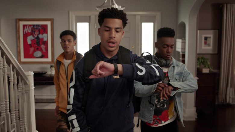 Kenzo Paris Hoodie With Tiger Worn by Marcus Scribner as Andre Johnson Junior in Black-ish (6)