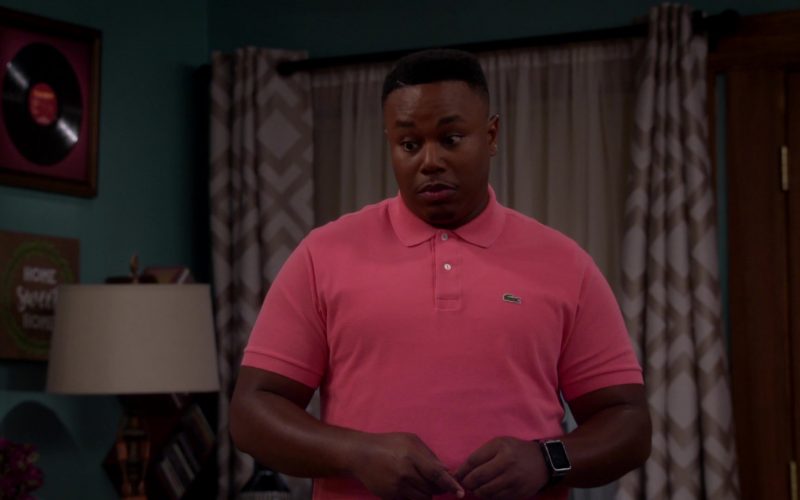 Lacoste Pink Polo Shirt Worn by Marcel Spears as Martin Lawrence Butler in The Neighborhood (1)