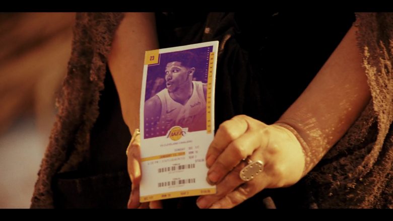 Los Angeles Lakers Basketball Team Ticket in Daybreak Season 1 Episode 7