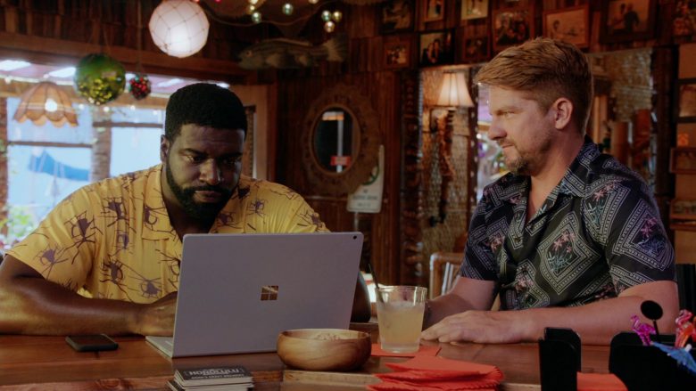 Microsoft Surface Notebook Used by Stephen Hill as Theodore ‘TC' Calvin in Magnum P.I (1)