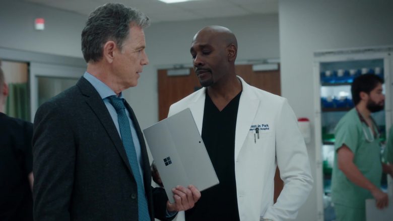 Microsoft Surface Tablet Used by Bruce Greenwood as Randolph Bell in The Resident (1)