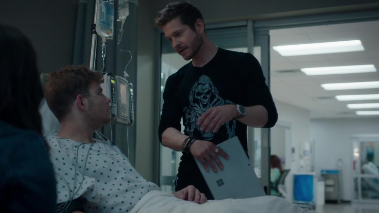 Microsoft Surface Tablet Used by Matt Czuchry as Conrad Hawkins in The Resident (1)