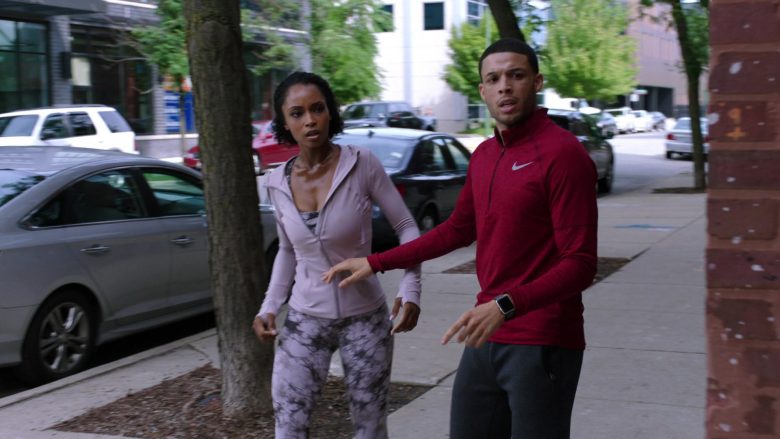 Nike Men’s Red Jacket Worn by Roland Buck III as Noah Sexton in Chicago Med Season 5 Episode 6 (1)