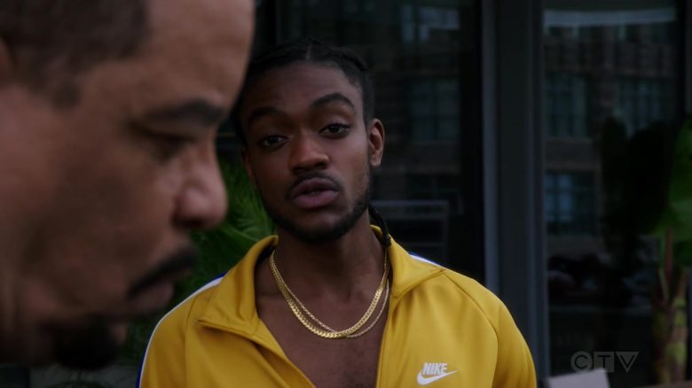 Nike Men's Yellow Jacket in Law & Order Special Victims Unit Season 21 Episode 3 (1)