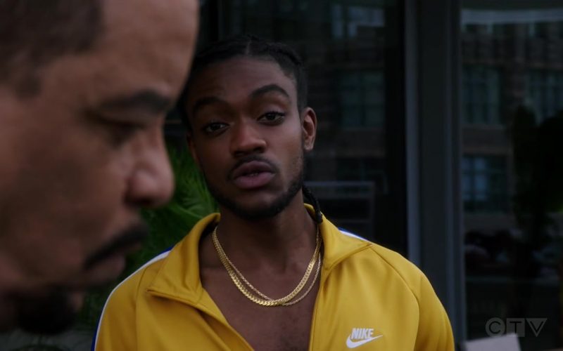 Nike Men's Yellow Jacket in Law & Order Special Victims Unit Season 21 Episode 3 (1)