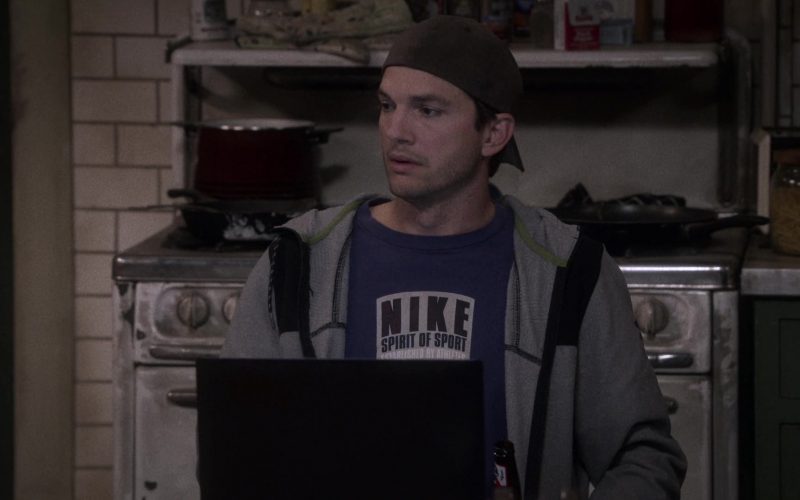 Nike T-Shirt Worn by Ashton Kutcher as Colt Reagan Bennett in The Ranch Season 4 Episode 4 (2)