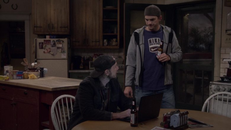 Nike T-Shirt Worn by Ashton Kutcher as Colt Reagan Bennett in The Ranch Season 4 Episode 4 (4)
