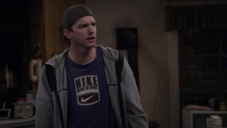 Nike T-Shirt Worn by Ashton Kutcher as Colt Reagan Bennett in The Ranch Season 4 Episode 4 (5)