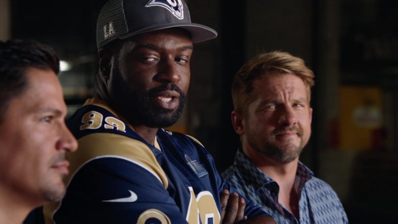 Nike x Los Angeles Rams Jersey Worn by Stephen Hill as Theodore ‘TC' Calvin in Magnum P.I (1)