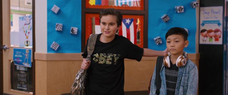 Obey Black T-Shirt Worn by Chance Hurstfield in Good Boys (1)