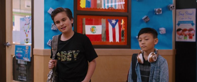 Obey Black T-Shirt Worn by Chance Hurstfield in Good Boys (2)