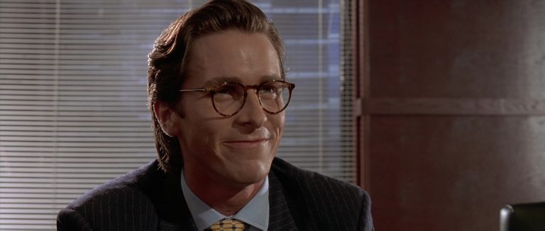 Oliver Peoples Glasses Worn By Christian Bale As Patrick Bateman In American Psycho