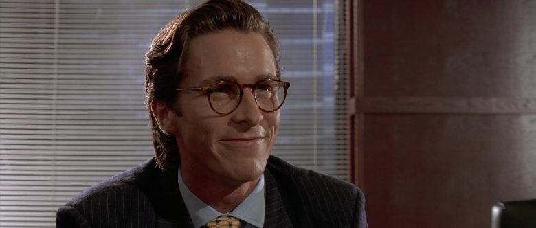 Oliver Peoples Glasses Worn by Christian Bale as Patrick Bateman in American Psycho (5)
