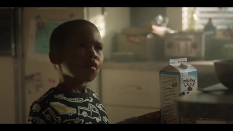 Organic Valley Milk Held by Ja'Siah Young as Dion Warren in Raising Dion (2)