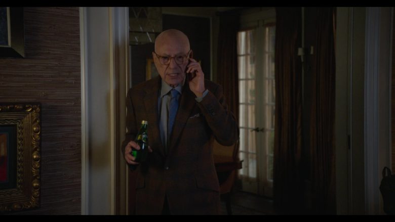 Perrier Water Enjoyed by Alan Arkin as Norman Newlander in The Kominsky Method Season 2 Episode 1