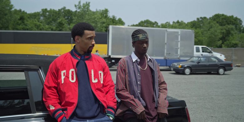 Polo Ralph Lauren Red Bomber Jacket in Wu-Tang An American Saga (1)