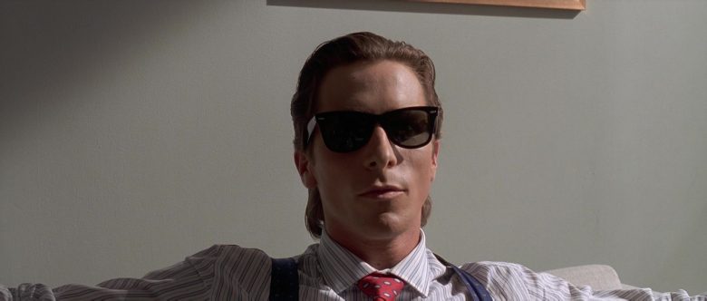 Ray-Ban Wayfarer Sunglasses Worn by Christian Bale as Patrick Bateman in American Psycho (10)