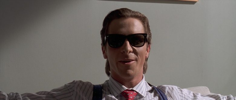 Ray-Ban Wayfarer Sunglasses Worn by Christian Bale as Patrick Bateman in American Psycho (11)