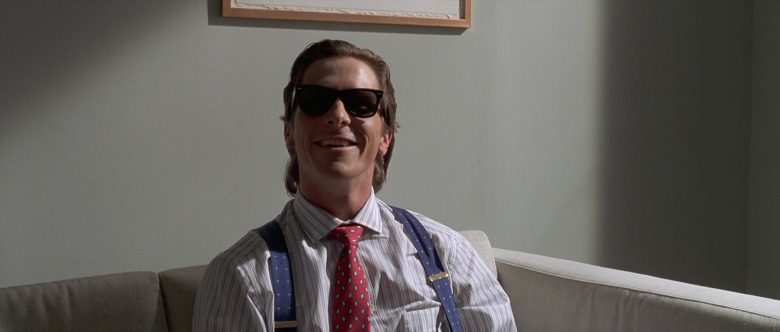 Ray-Ban Wayfarer Sunglasses Worn by Christian Bale as Patrick Bateman in American Psycho (5)