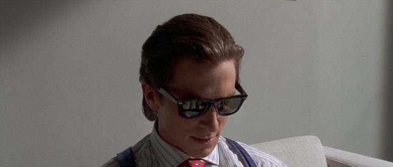 Ray-Ban Wayfarer Sunglasses Worn by Christian Bale as Patrick Bateman in American Psycho (7)