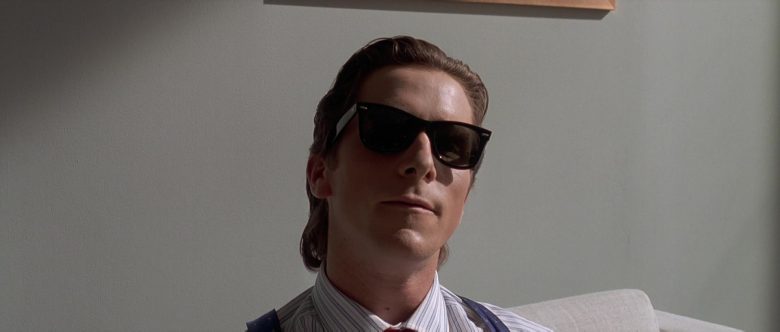 Ray-Ban Wayfarer Sunglasses Worn by Christian Bale as Patrick Bateman in American Psycho (8)