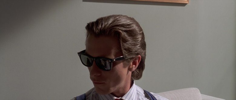 Ray-Ban Wayfarer Sunglasses Worn by Christian Bale as Patrick Bateman in American Psycho (9)