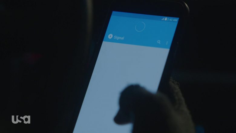 Signal Messenger in Mr. Robot Season 4 Episode 4 404 Not Found (2)