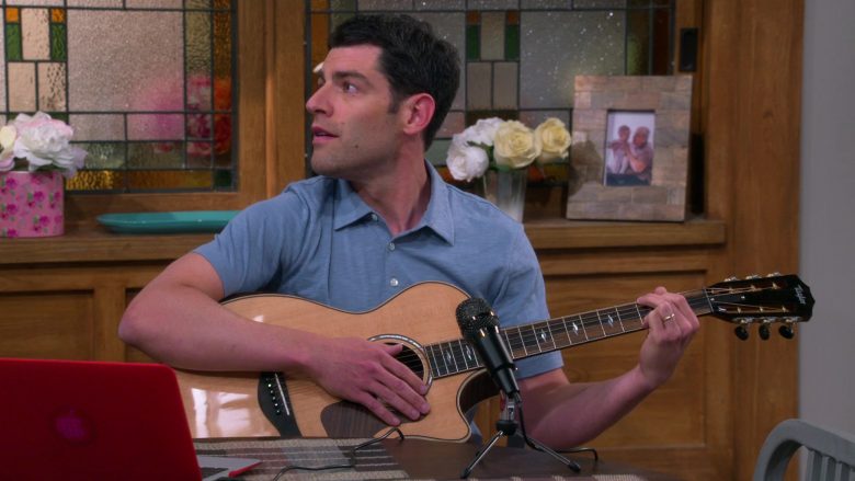 Taylor Guitar Used by Max Greenfield as Dave Johnson in The Neighborhood Season 2 Episode 5 (4)