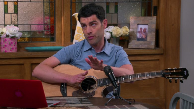 Taylor Guitar Used by Max Greenfield as Dave Johnson in The Neighborhood Season 2 Episode 5 (6)