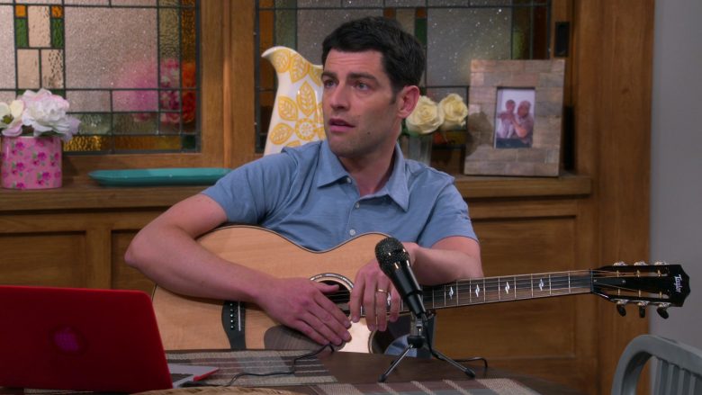 Taylor Guitar Used by Max Greenfield as Dave Johnson in The Neighborhood Season 2 Episode 5 (7)